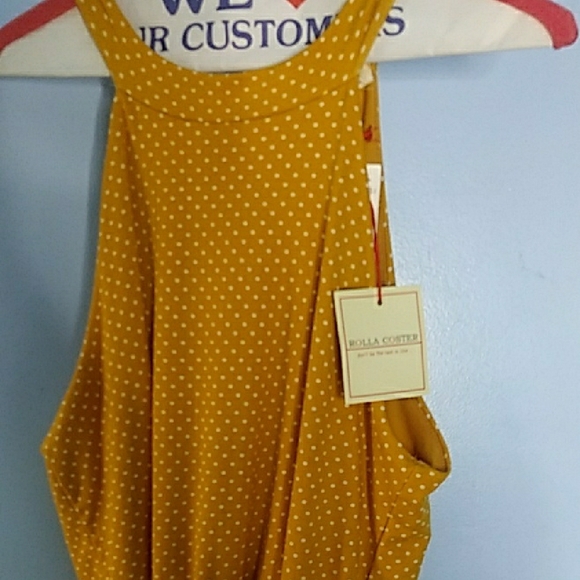 Rolla Coster Pants - Rolla Coster Yellow & White Jumpsuit